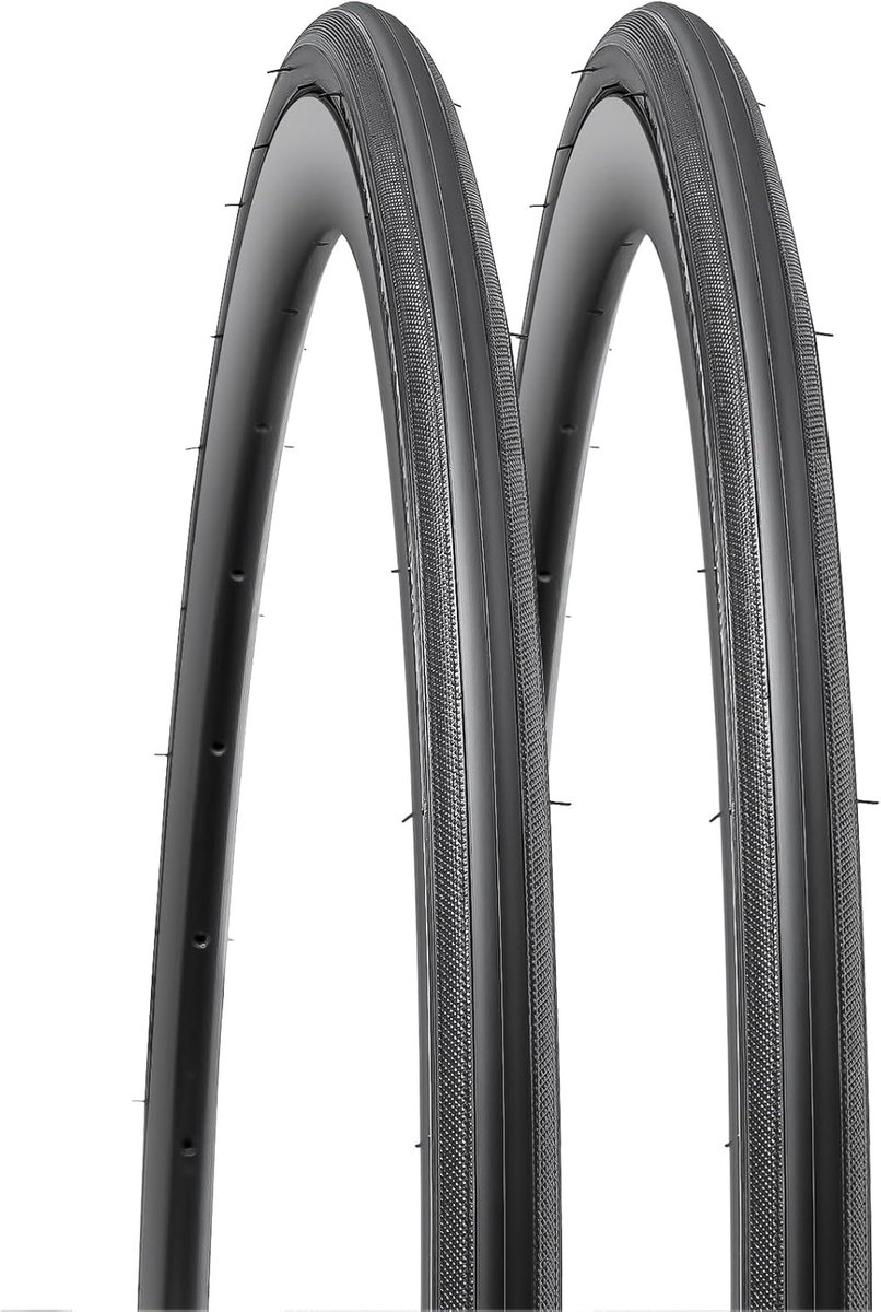 YunSCM 2pcs 700C Road Bike Tyres 700x23C/23-622 Compatible with 700x21C 700x22C 700x23C 700x24C 700x25C Bicycle Tyres - ShopVlot