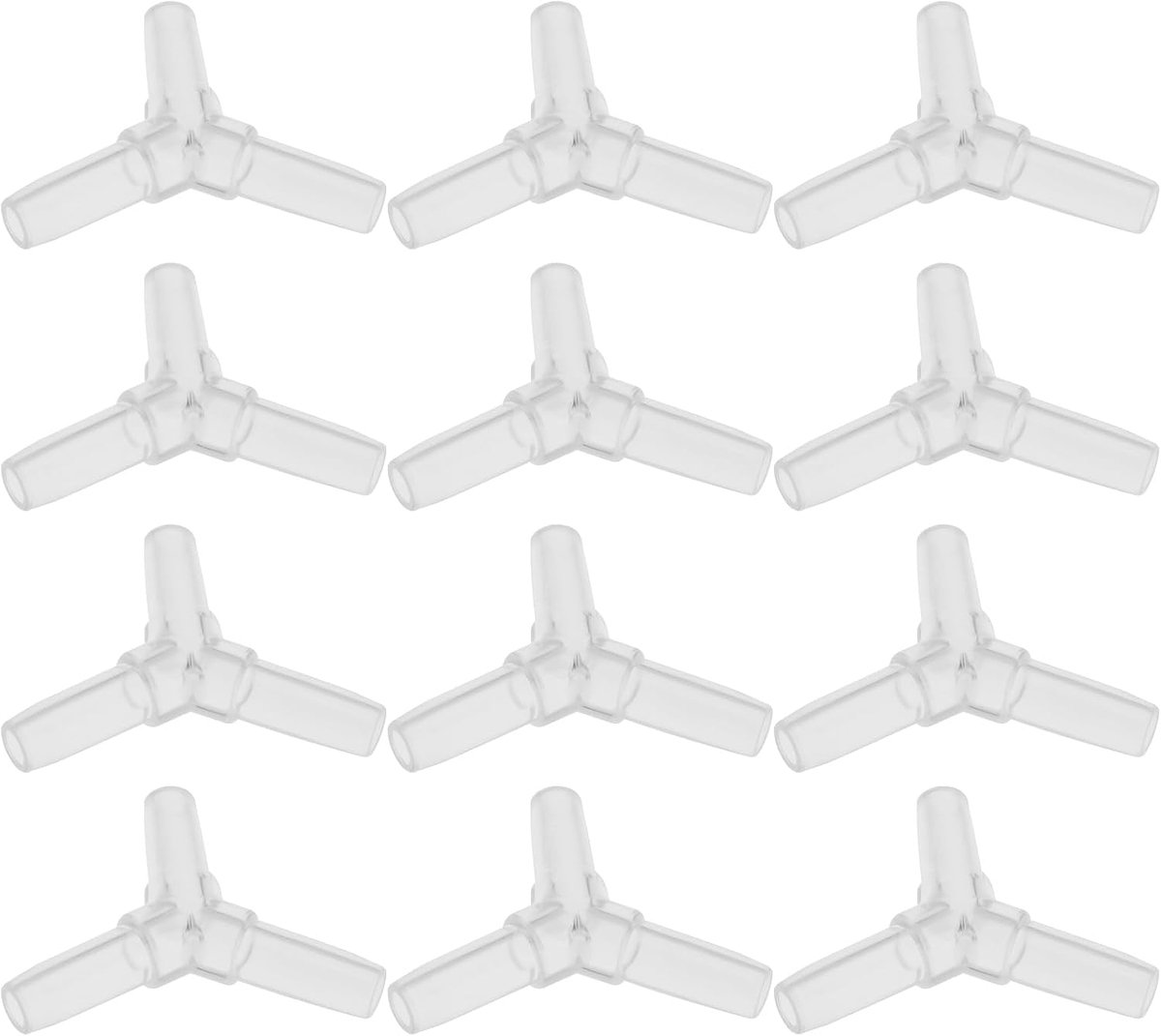 Y-type 4mm aquarium luchtconnector - 30 stuks - plastic splitter - verdeelt luchtstroom voor aquaria - ShopVlot