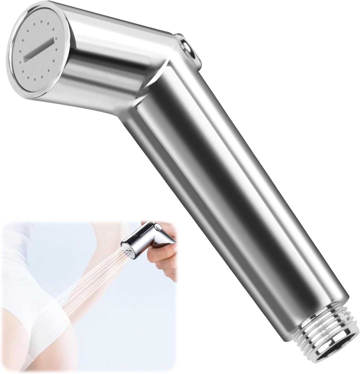 Handdouche bidetspuit - ABS materiaal - verstelbare sproeikop - ideaal voor badkamer en huisdieren - ShopVlot