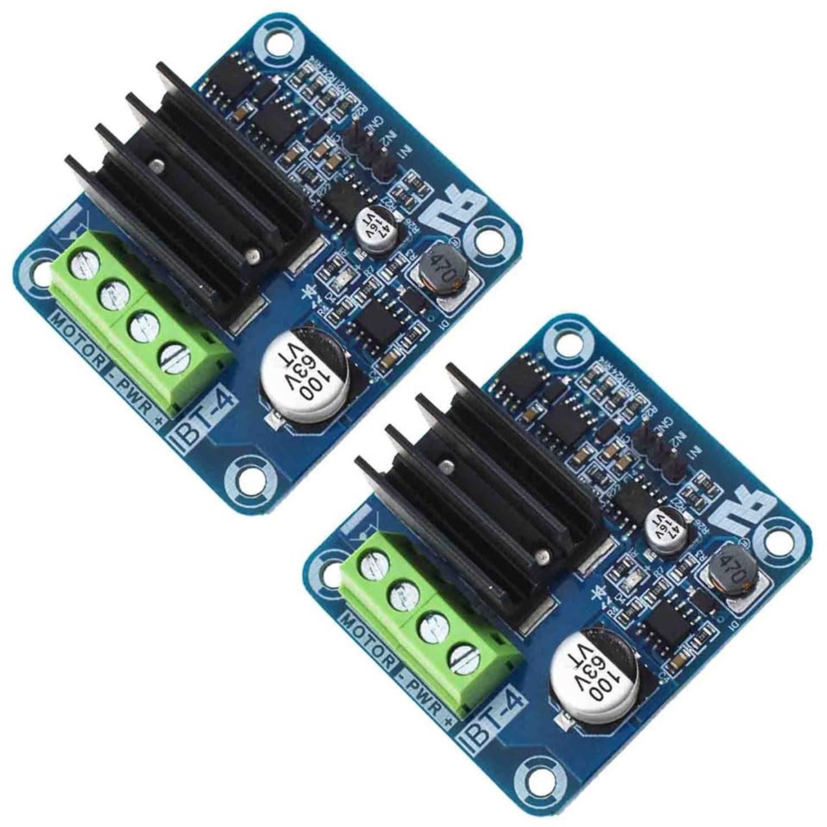 Motor driver module 50A - H-Bridge 5-15V - Hoge output - Ideaal voor motorbesturing - ShopVlot