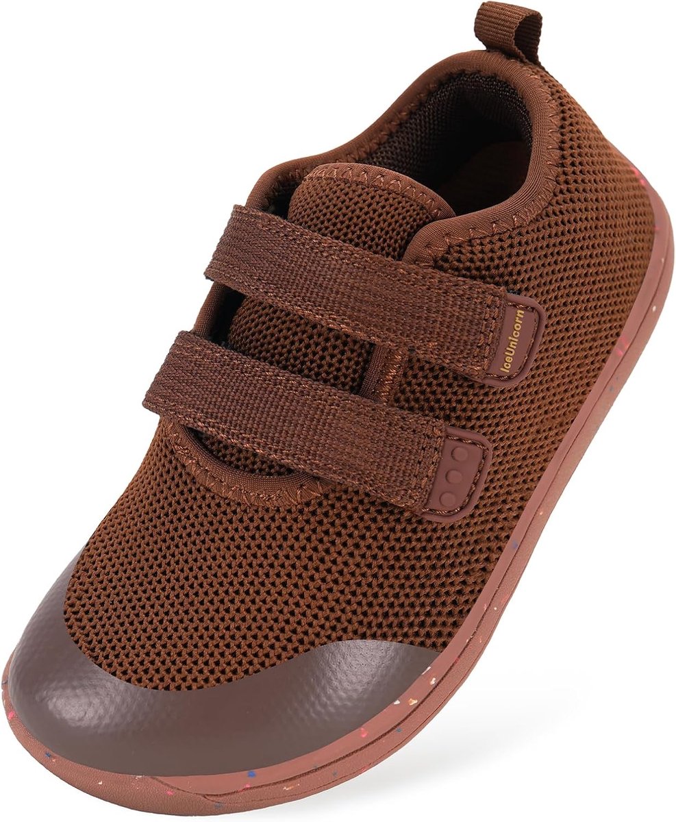 Barefoot schoenen kinderen - bruin - ademend - ideale trail schoenen - ShopVlot