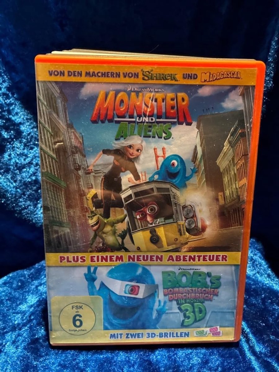 3D-film Monster en Aliens - inclusief 2 3D-brillen - spannend avontuur - perfect voor filmavonden - ShopVlot