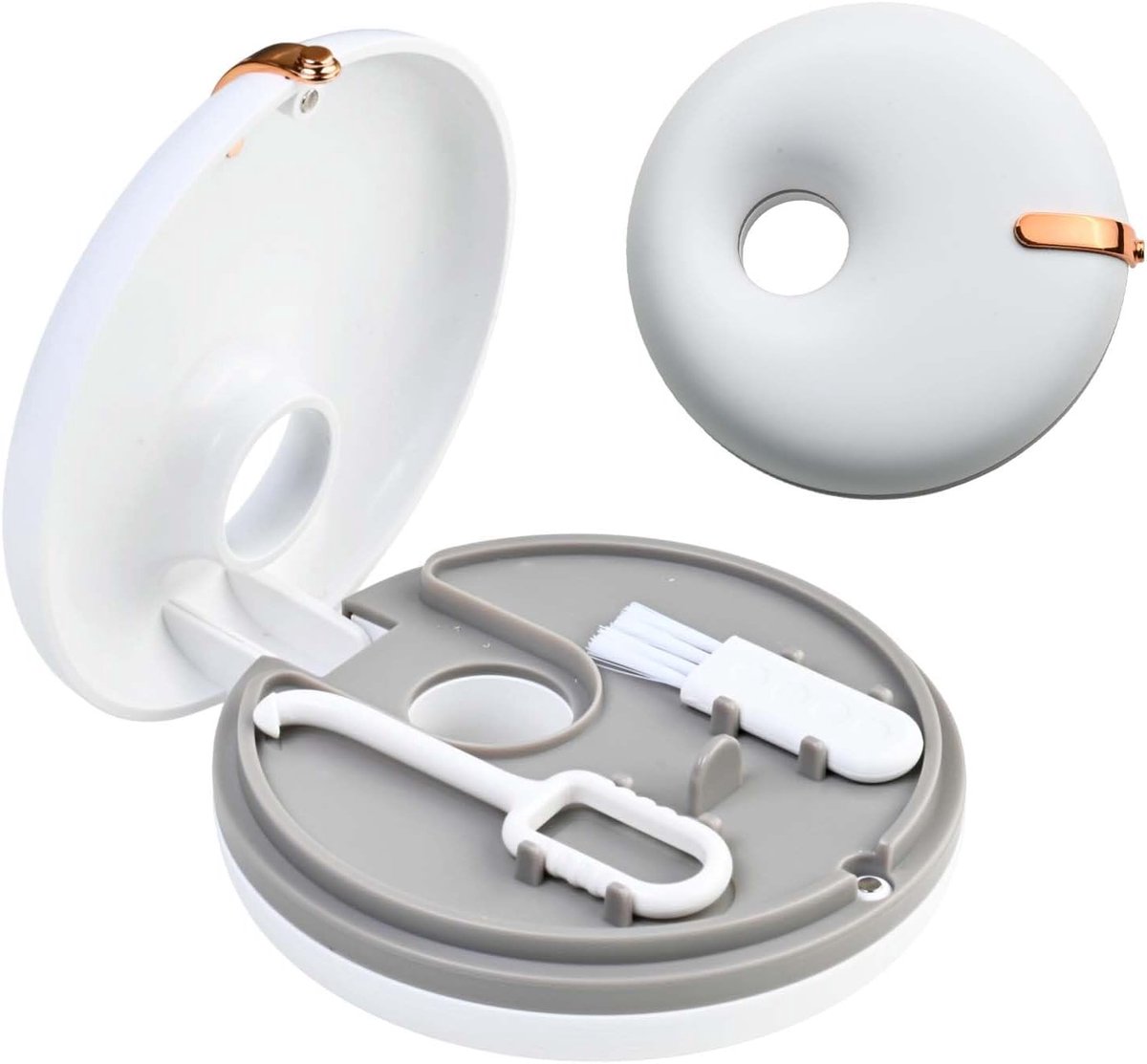 Opbergdoos - dubbele laag met magneetsluiting - ideaal voor transparante aligners en retainers - ShopVlot