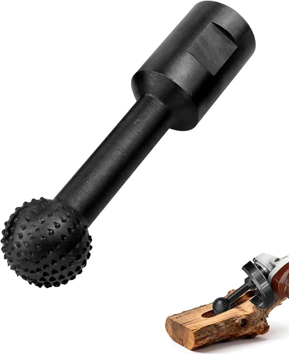 Kugelfräser 25 mm - Houtfräzer met M14-schroefdraad - Hardmetaalsnijden - Voor het uitholen en snijden van hout - ShopVlot
