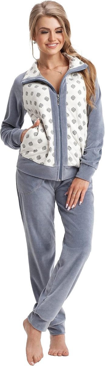 Dames wellness suit - trendy design - comfortabele stof - perfect voor ontspanning - ShopVlot
