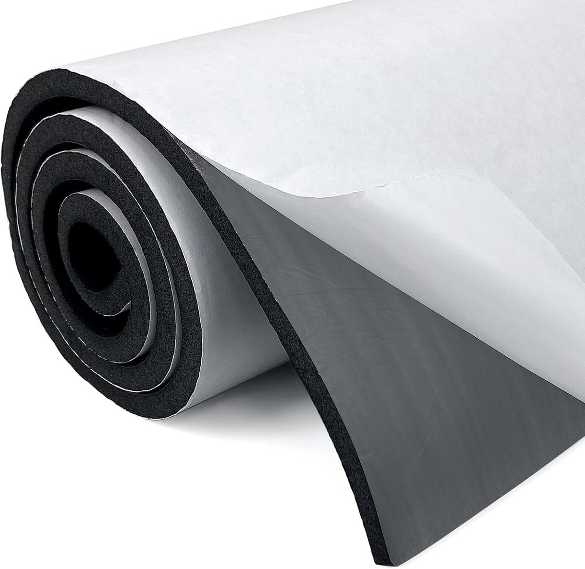 Neopreen Schuimplaat - Zwart - 300 mm x 12 mm x 3 m - Zelfklevend Multifunctioneel Schuim - Voor Isolatie en Bescherming