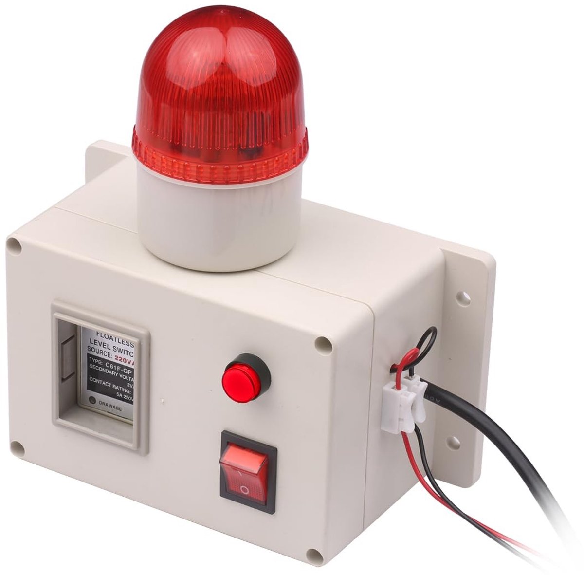 Solidchoice - Waterniveau Alarm met RVS Probe en 15M Kabel