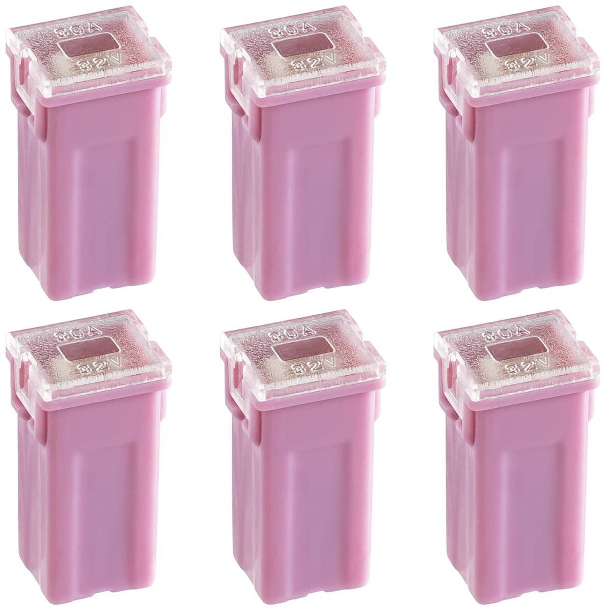 Solidchoice - Set van 6 Auto Fuses 30A voor Betrouwbare Bescherming
