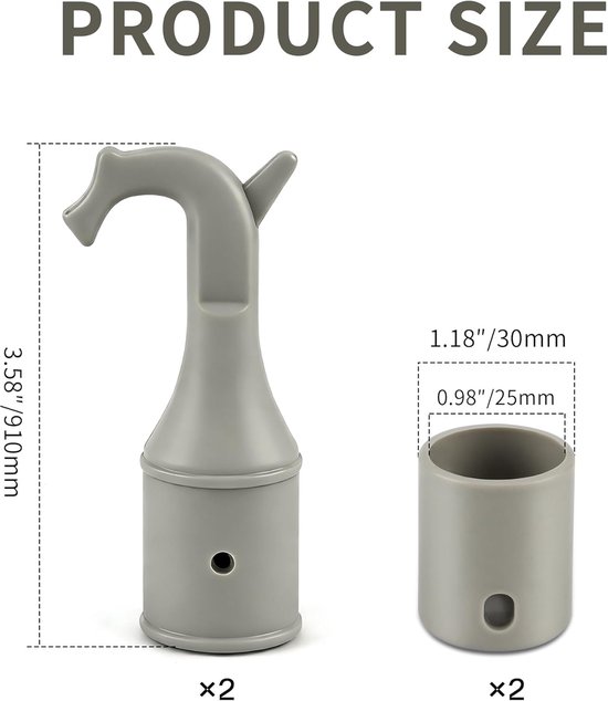 Skylight hooks 2 stuks - multifunctionele raamgrepen - voor veilig openen van dakramen - ShopVlot — afbeelding 3
