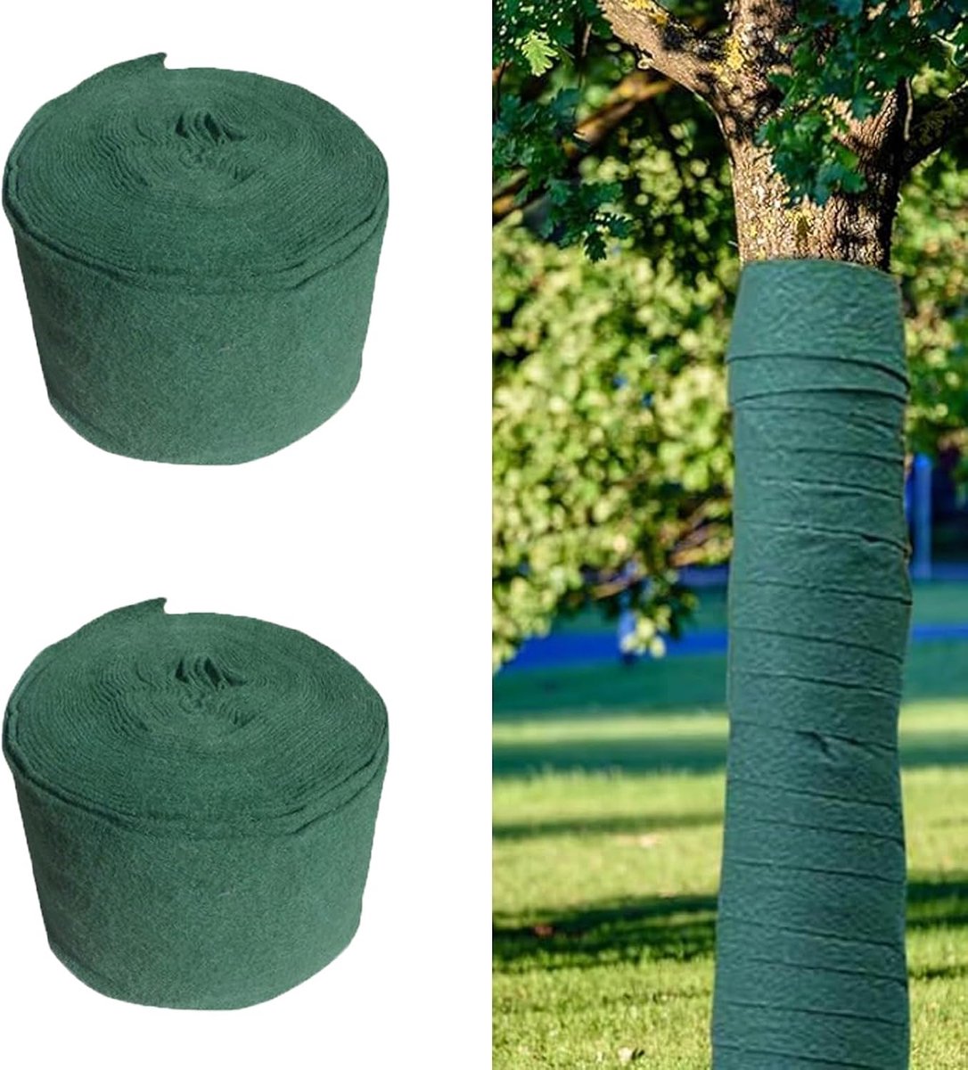 Dikke boomfolie voor winterbescherming - non-woven materiaal - warmte-isolerend - optimale bescherming voor bomen - ShopVlot