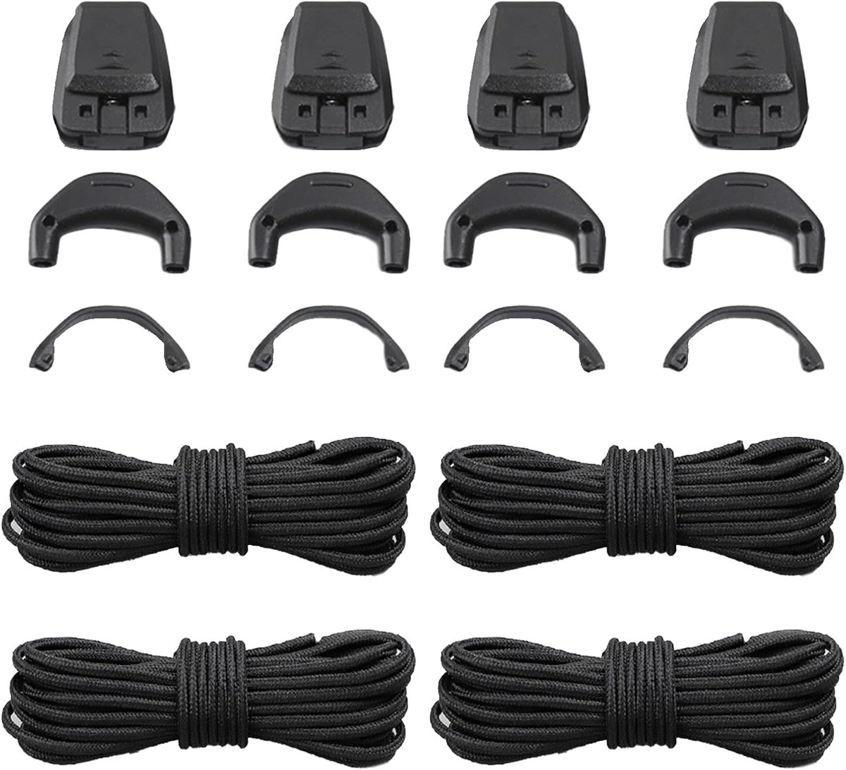 2 pairs of children's elastic laces, elastic laces without bows with quick release, no tie shoelaces, adjustable - ShopVlot
