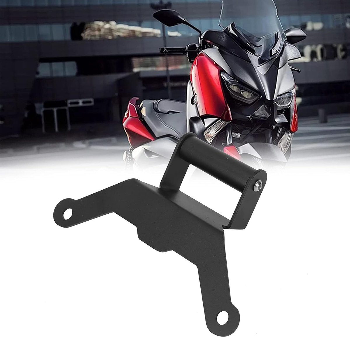 Motorcycle Navigation Bracket, CNC Machined, Precision Manufactured Aluminum Replacement for Xmax 250/300/500 2018-2021 - ShopVlot