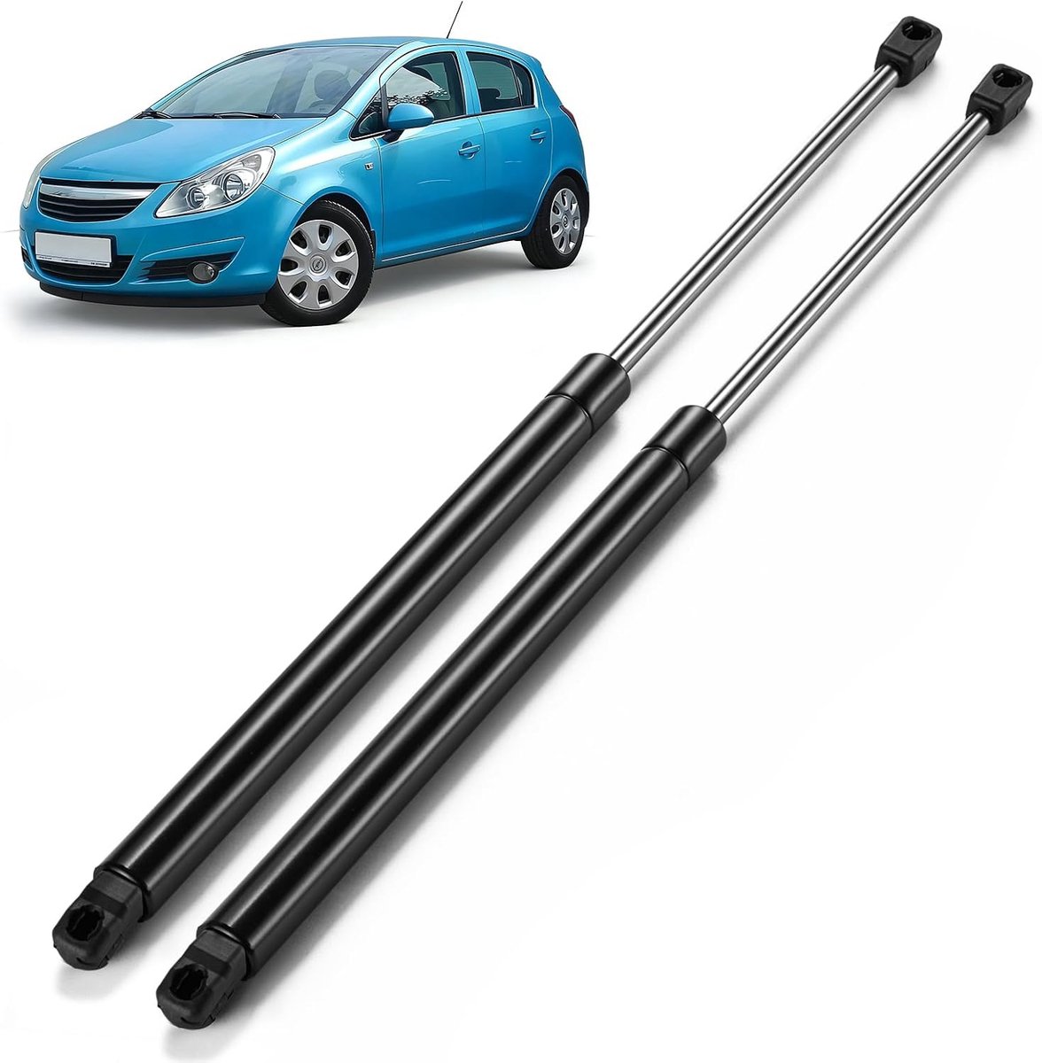 Arana 2 x achterklepdemper, gasdrukveer, compatibel met Vauxhall Corsa C F08 F68 W5L 2000-2009, gasdrukdemper - ShopVlot