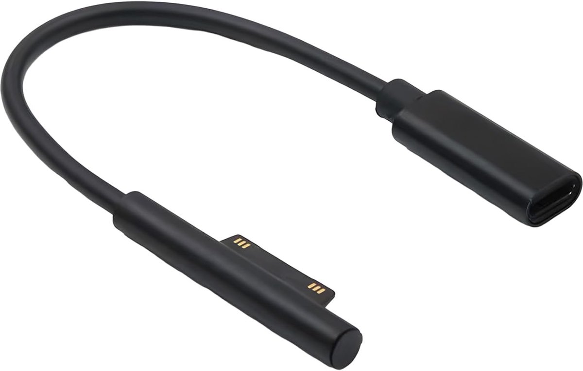 USB C oplaadkabel 15 cm, type C bus naar magnetische oplaadpoort, USB C oplaadkabel, oplaadkabel voor notebook/tablet - ShopVlot