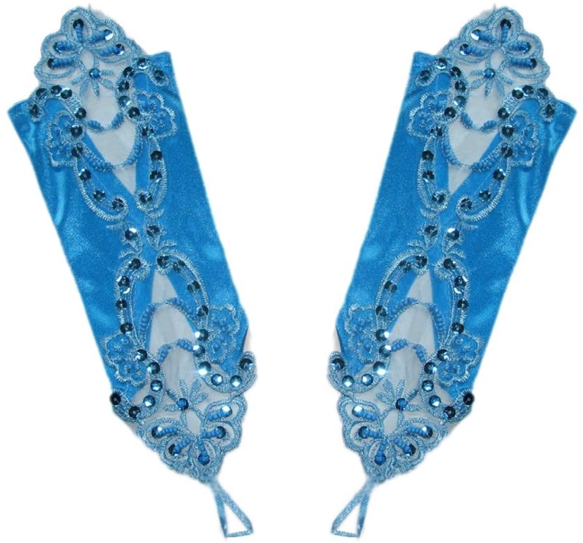 Solidchoice - Elegante Kant Handschoenen voor Vrouwen met Bloemdesign