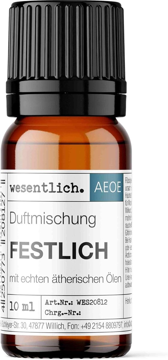 Fragrance oil Christmas "festive" (10ml) fragrance blend with essential oil essential for fragrance lamp and diffuser - ShopVlot