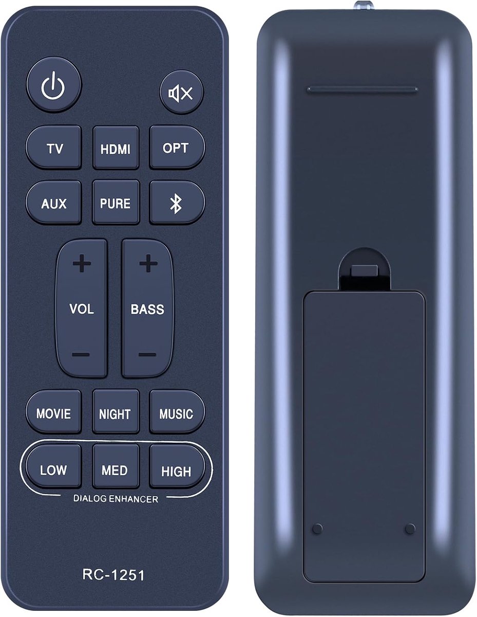 New RC-1251 remote control for Denon Soundbar DHTS217 DHT-S217 - ShopVlot