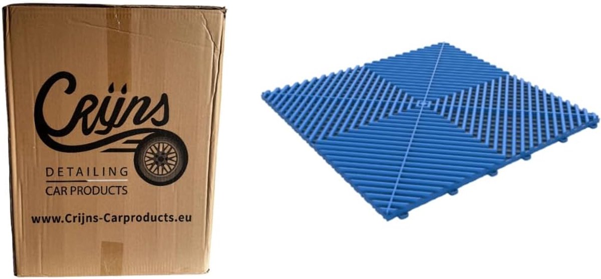 Vloertegels 39,50x39,50cm - Donkerblauw - Set van 30 - Ideaal voor een stijlvolle vloerafwerking - ShopVlot