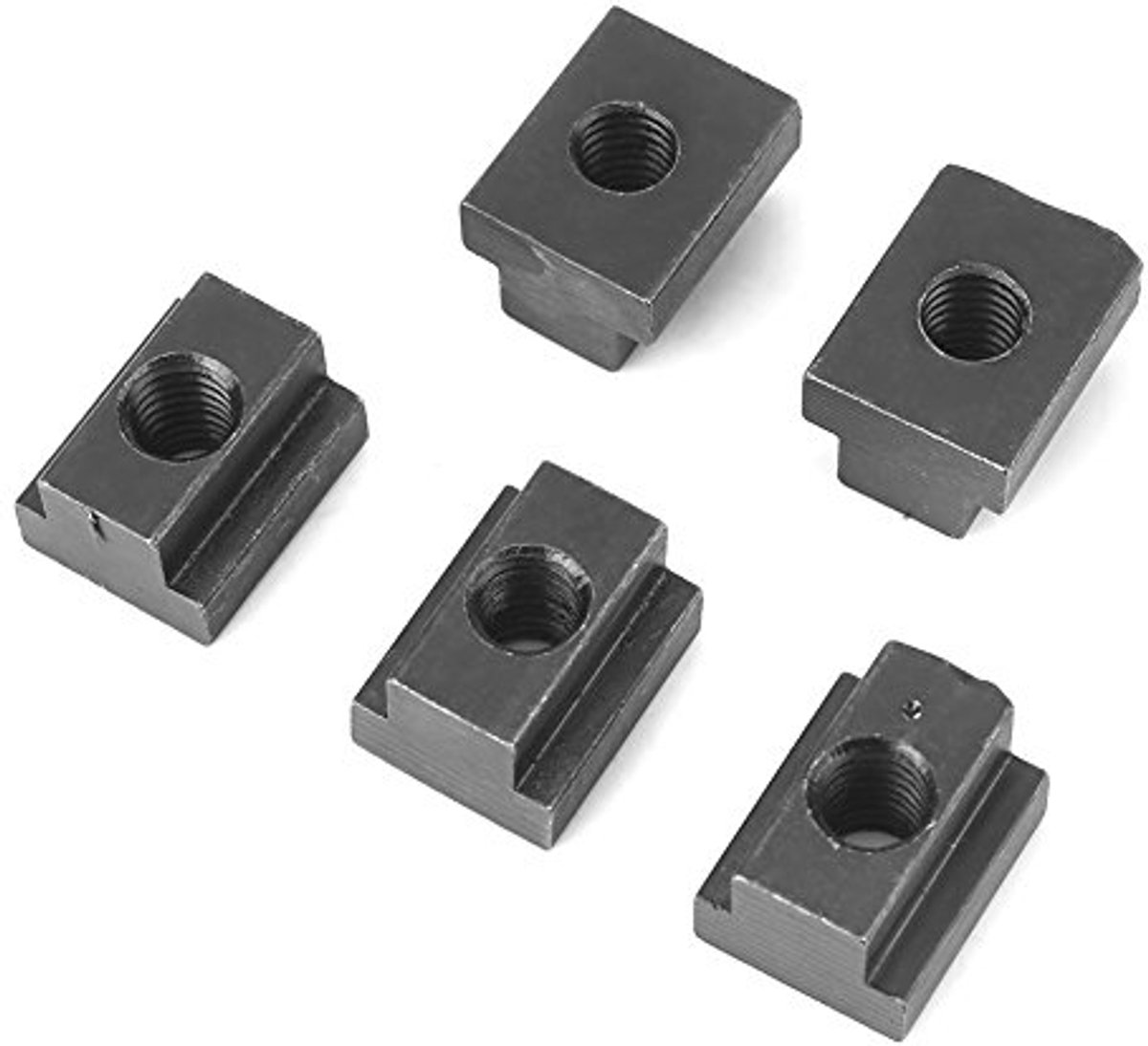 T-Sleufmoer M8/M10 - Zwart oxide - Geschikt voor machine-tools - Betrouwbare bevestiging - ShopVlot