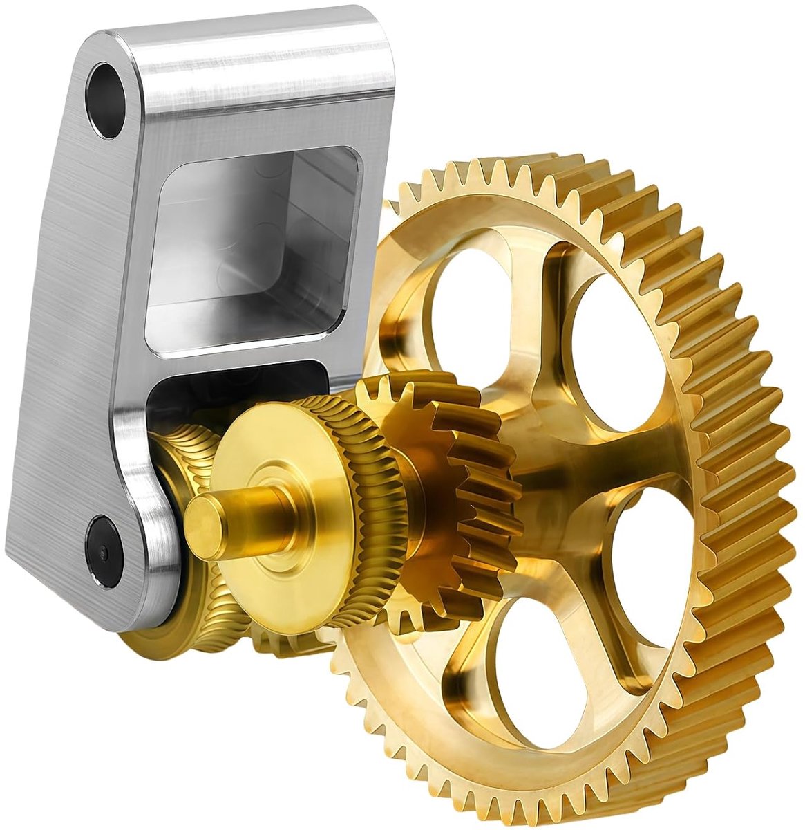 3D printer extruder transmissie - RNC nano gecoat - robuust brass en staal - optimale doorvoer - ShopVlot