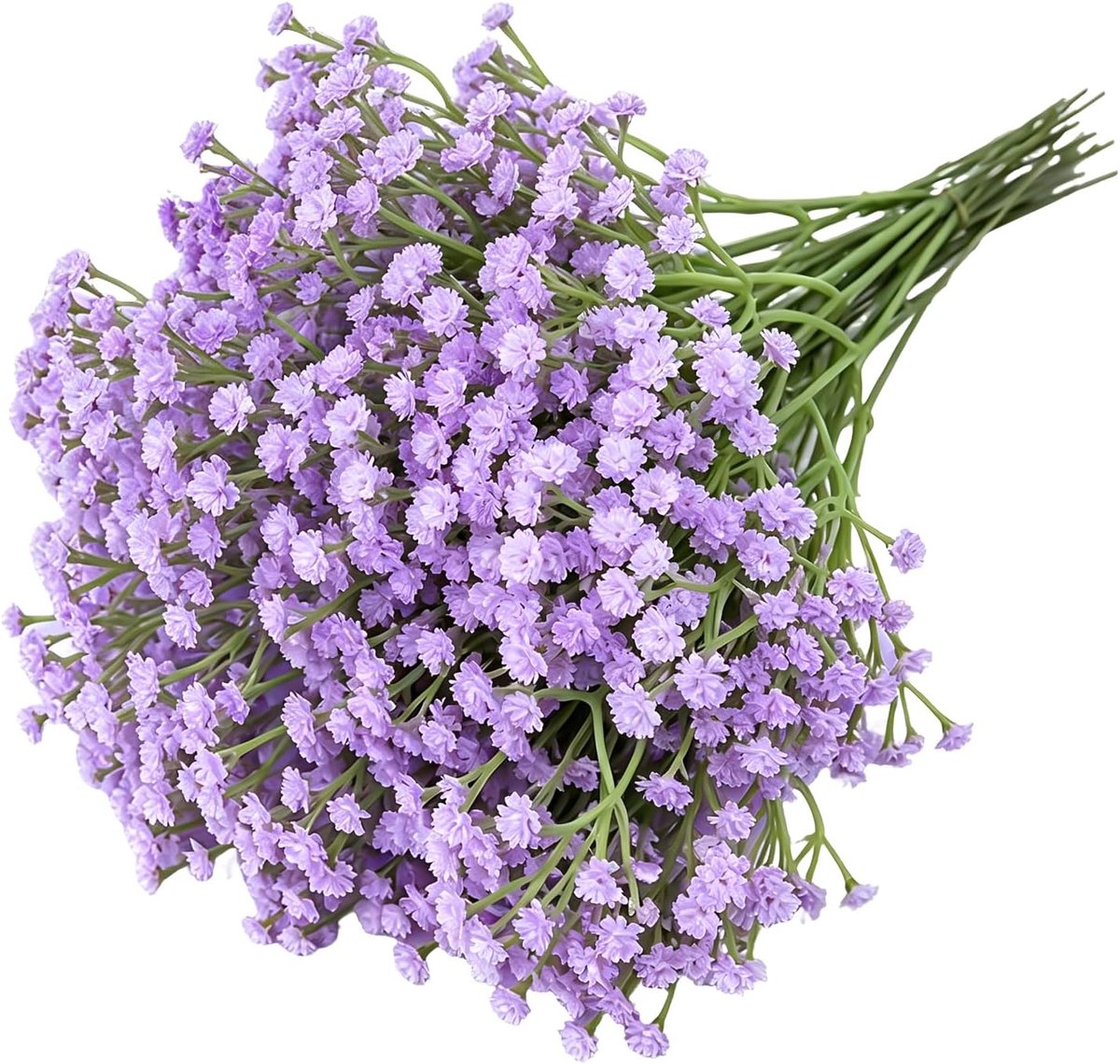 Kunstmatige gipsbloemen 15 stuks - Paars - Levensechte bloesems - Ideaal voor bloemstukken - ShopVlot
