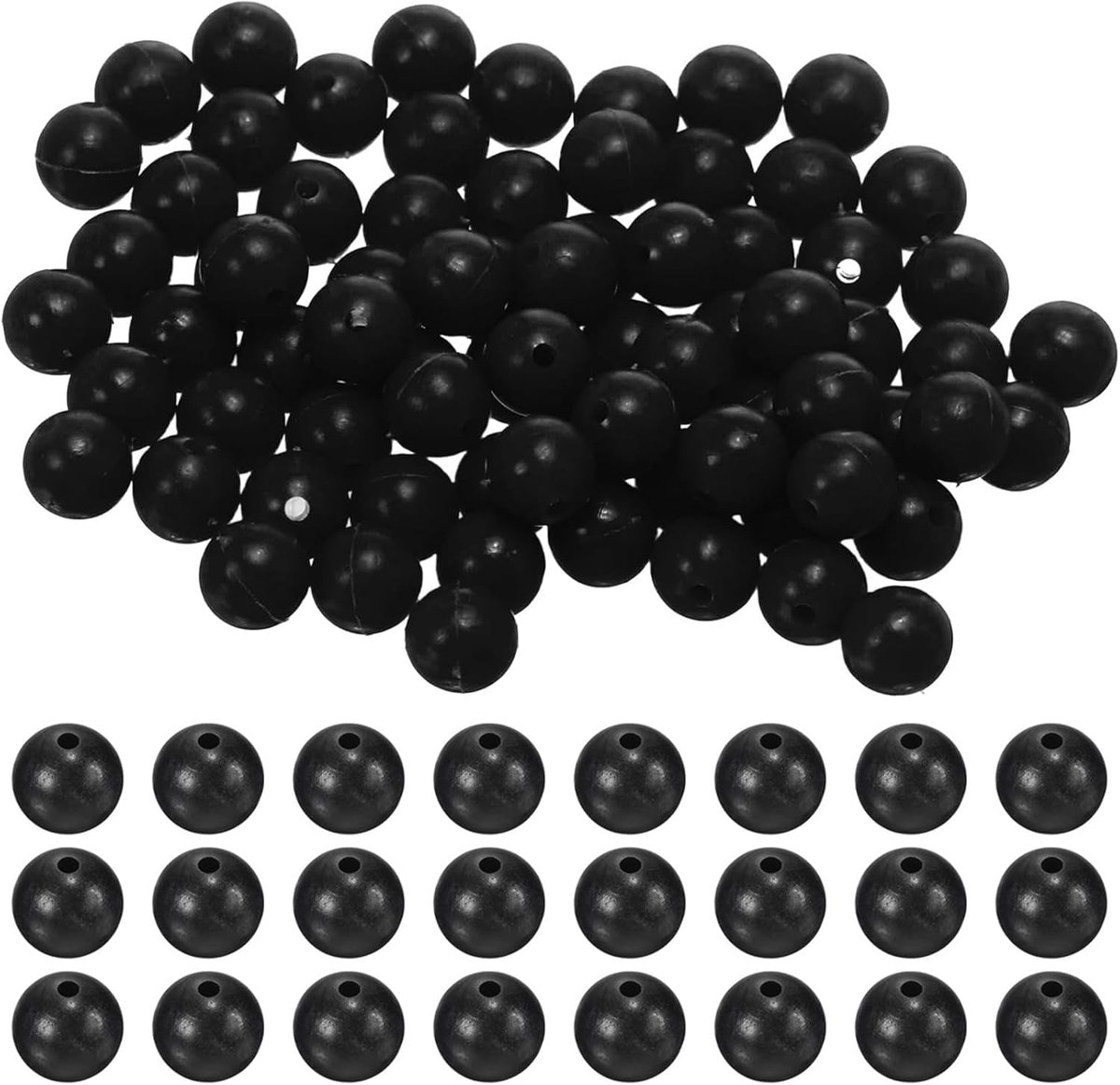 Visrubberparels 5mm - Zachte karpervissen accessoires - 100 stuks - Ideaal voor drijvende rigs - ShopVlot