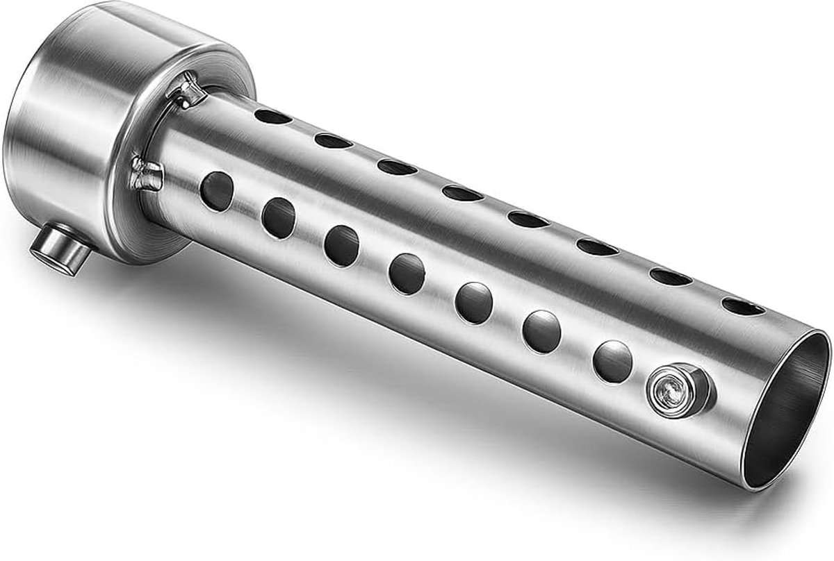 Motor demper 42mm - universeel zilver - aanpasbaar - verbeter je rijervaring - ShopVlot