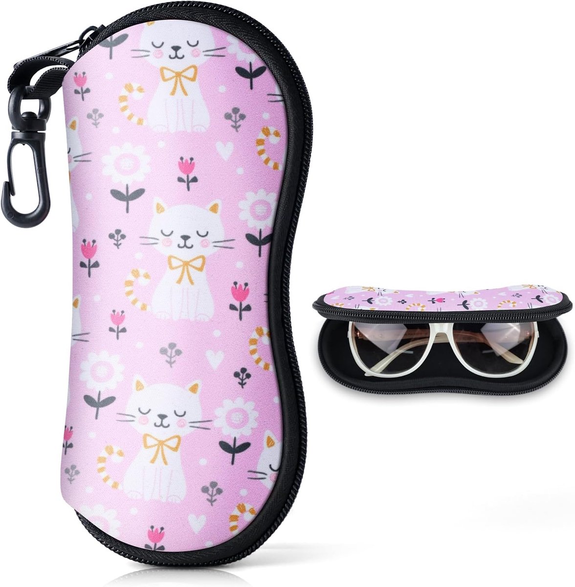 Zonnebril etui - zachte neopreen - met rits - handig voor onderweg - ShopVlot
