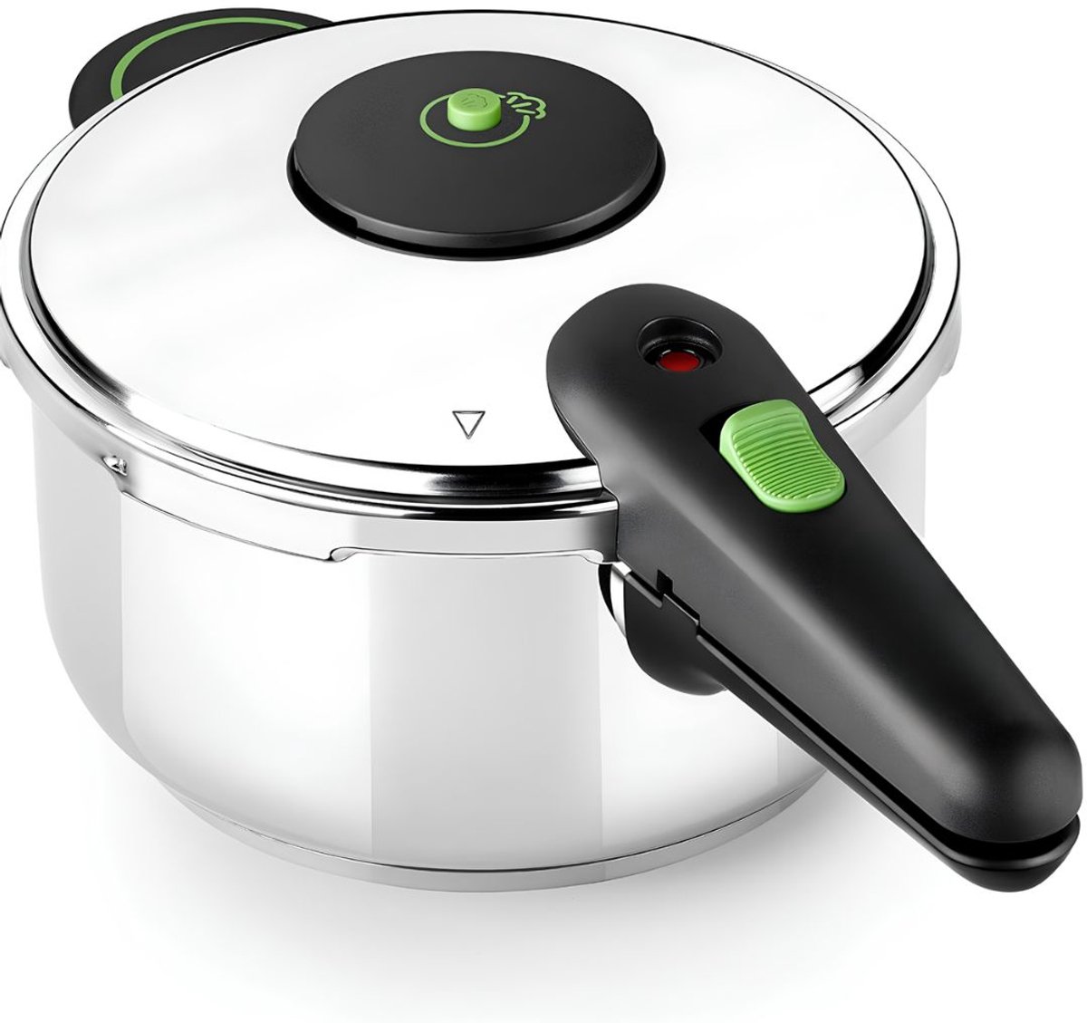VALI® Snelkookpan Inductie - Pressure Cooker - Snelkookpan - Zilver - 18cm x 18cm x 12cm