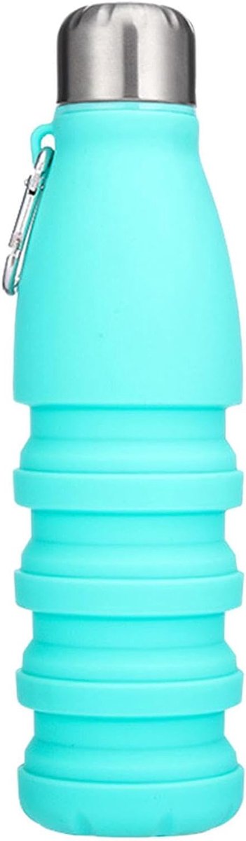 Flexibele Waterfles - Draagbare Fles - Sport Hydratatie - Lekvrij Ontwerp - 550 ml - Blauw