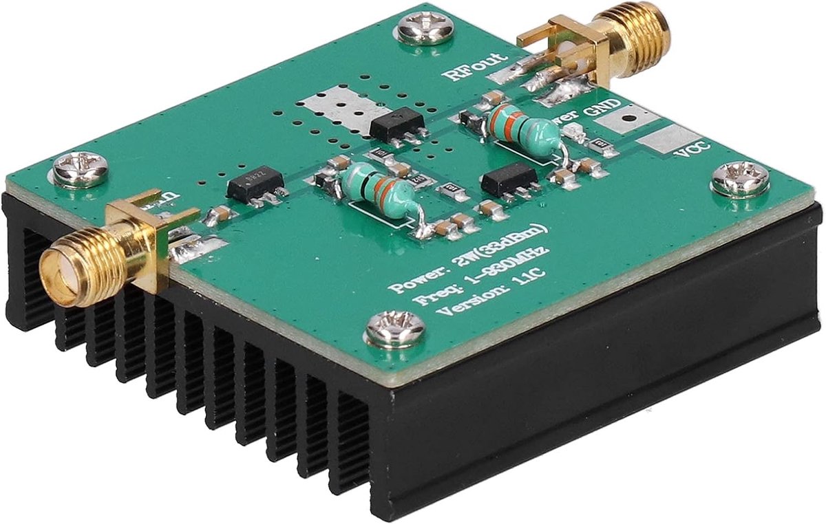 RF versterker module 2.0W - breedband 1-930MHz - stabiele prestaties - ideale oplossing voor langdurig gebruik - ShopVlot