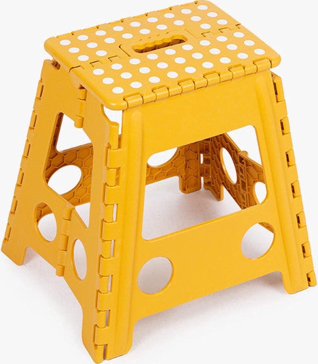 Opvouwbare Traptreden - Geel - 39 cm - PP-Kunststof - Set van 3