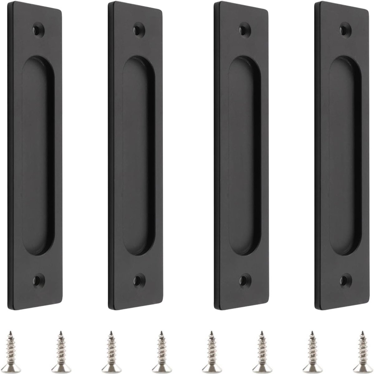 Sliding deurhendel 18cm - bronzen aluminium - modern design - perfect voor meubels - ShopVlot