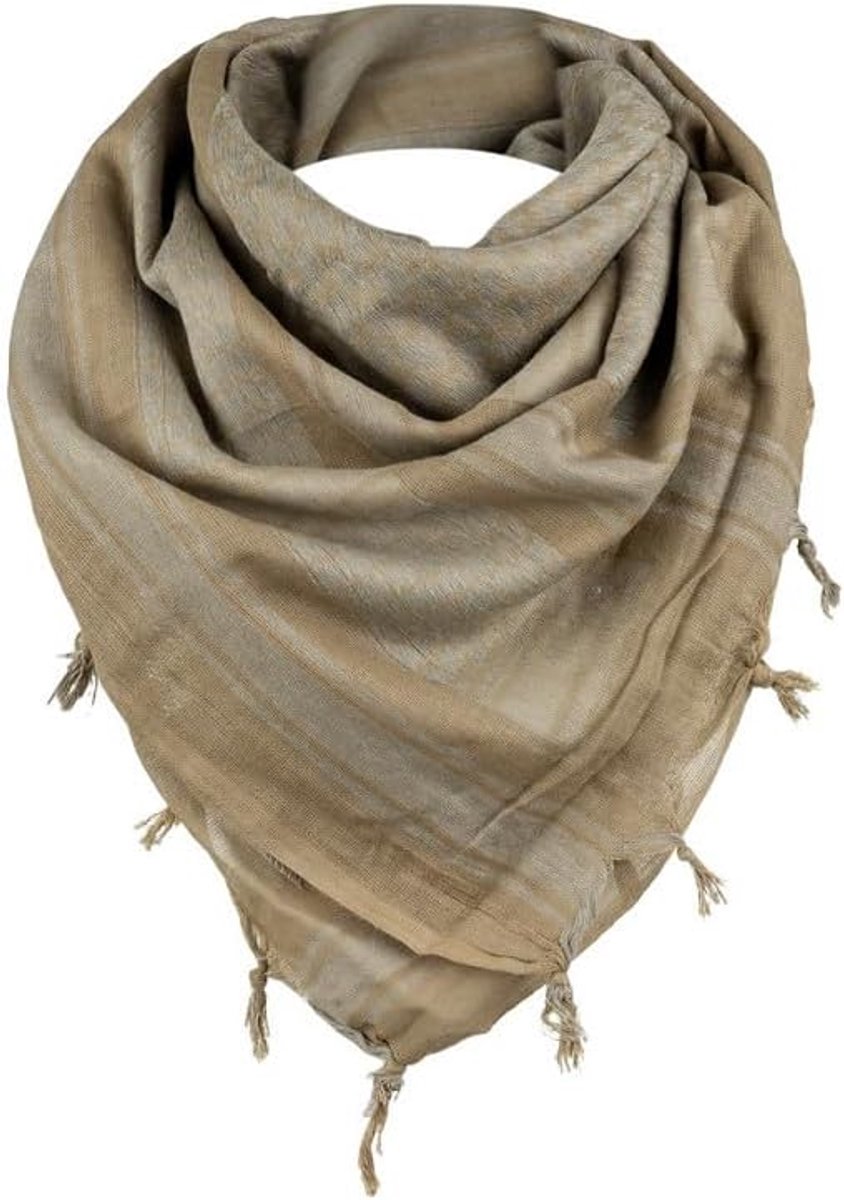 Shemagh sjaal 110 x 110 cm - 100% katoen - unisex - ideaal voor bescherming tegen zon en stof - ShopVlot