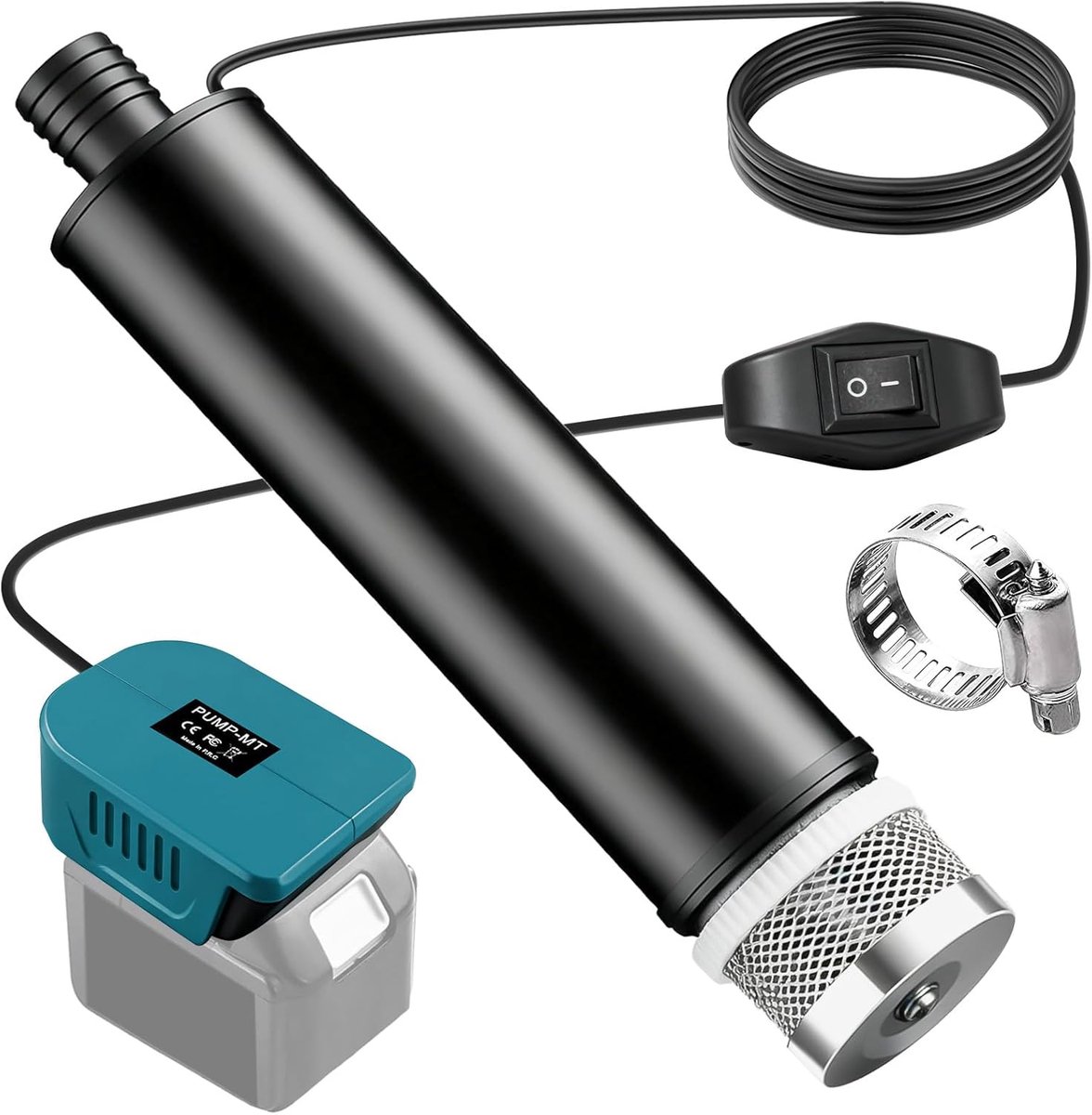 Dompelpomp 30L/min - Compatibel met Makita 18V batterij - 5 meter kabel - Ideaal voor tuin en zwembad - ShopVlot