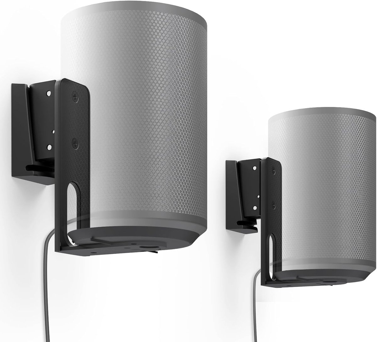 Luidspreker-wandhouder voor Sonos Era 100 - Zwenkbaar en kantelbaar - Kabelmanagement - Beter audiogenot - ShopVlot