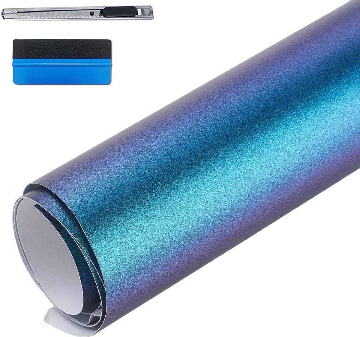Auto folie - matte chameleon vinyl folie - blauw naar paars - luchtbellenvrij voor eenvoudige installatie - ShopVlot