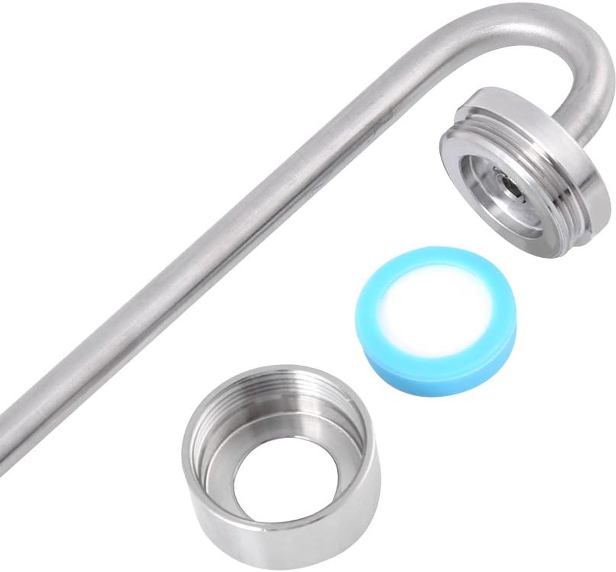 CO2 atomizer 300mm - roestvrij staal - lange rechte tunnel - voor aquariums - ShopVlot