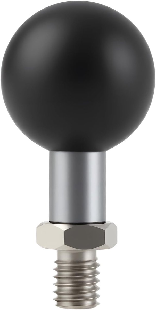 Mobielhouder 1 Inch Kuel Adapter - M8 x 1.25 Draad - Voor RAM Mounts B Grootte - Ideaal voor Fiets en Motor - ShopVlot