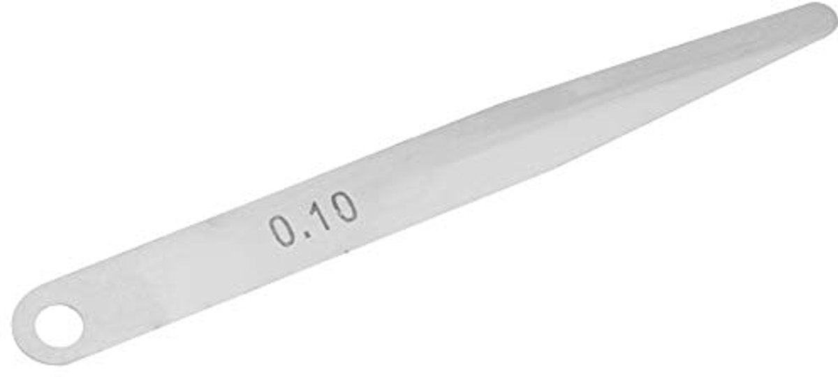 Voelermaat 5-delig - 0.07mm/0.1mm dikte - roestvrij staal - ideaal voor het meten van bougies - ShopVlot