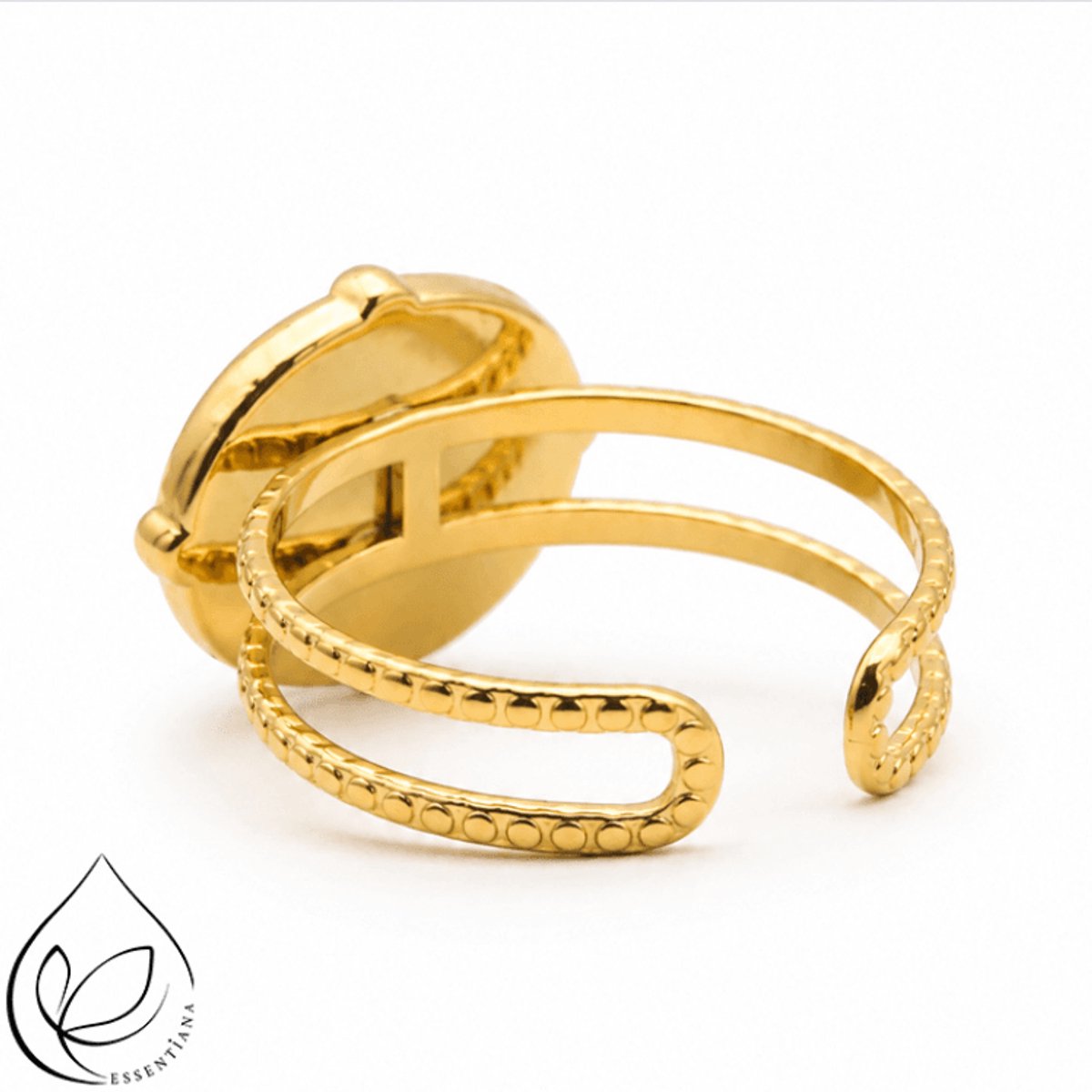 Sahira Gouden Ring met Carneool