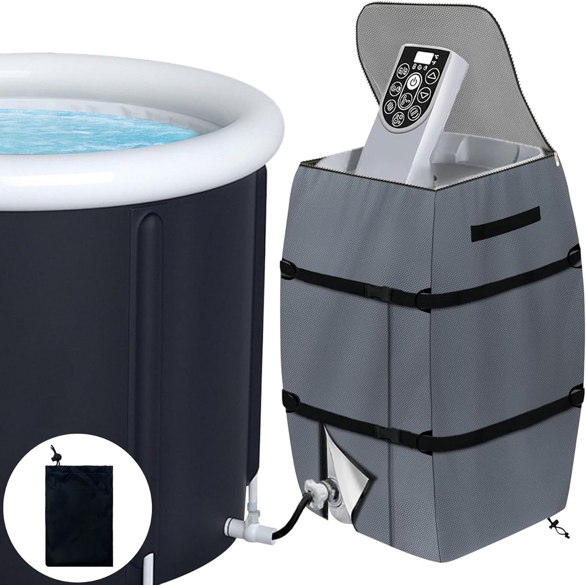 TZEKING Whirlpool Pump Heating Cover for Spa Dustproof Waterproof - ShopVlot