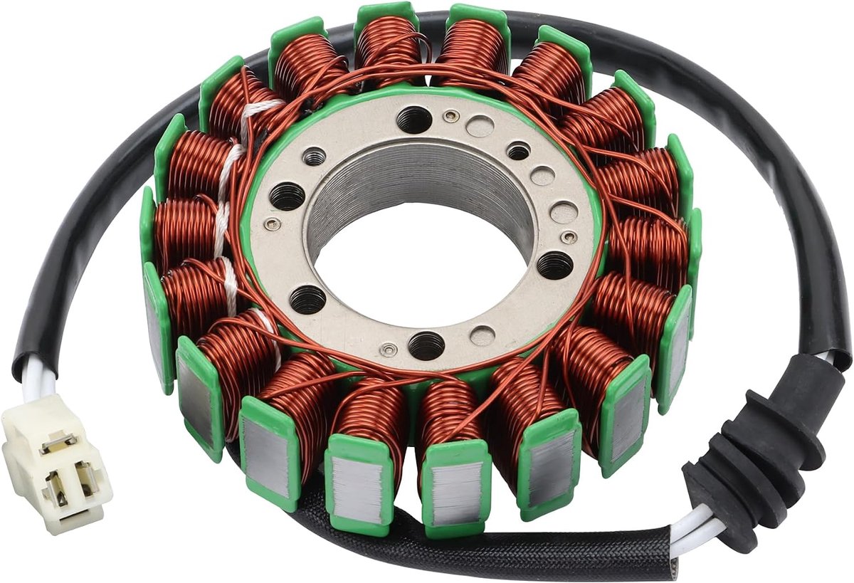 GOOFIT 18 Coil 3 Wire Magneto Stator Coil Ignition Generator Replacement For YZF R6 1999-2002 5EB-81410-00-00 - ShopVlot