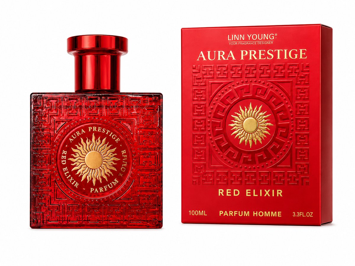 Linn Young - AURA PREATIGE RED ELIXIR - Parfum Homme 100ml
