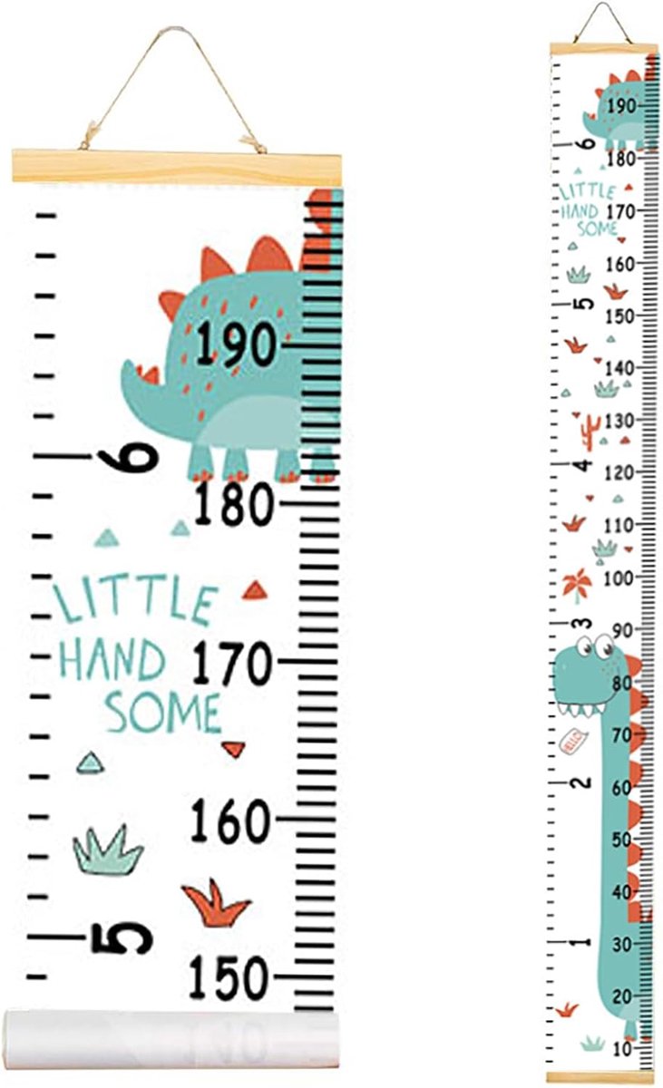 Child Height Measure 195cm x 21cm Safari Measuring Rod for Kids Baby Measure Rod Height Measure Rod for Kids Growth - ShopVlot