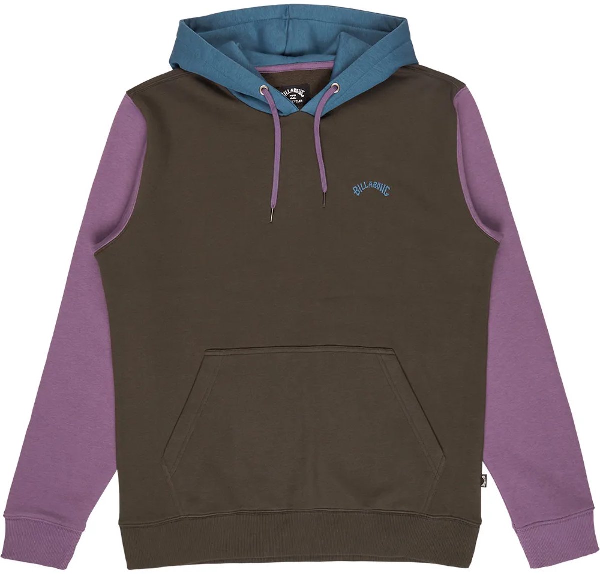 Billabong Arch Block Hoodie S Man Dusty Grape