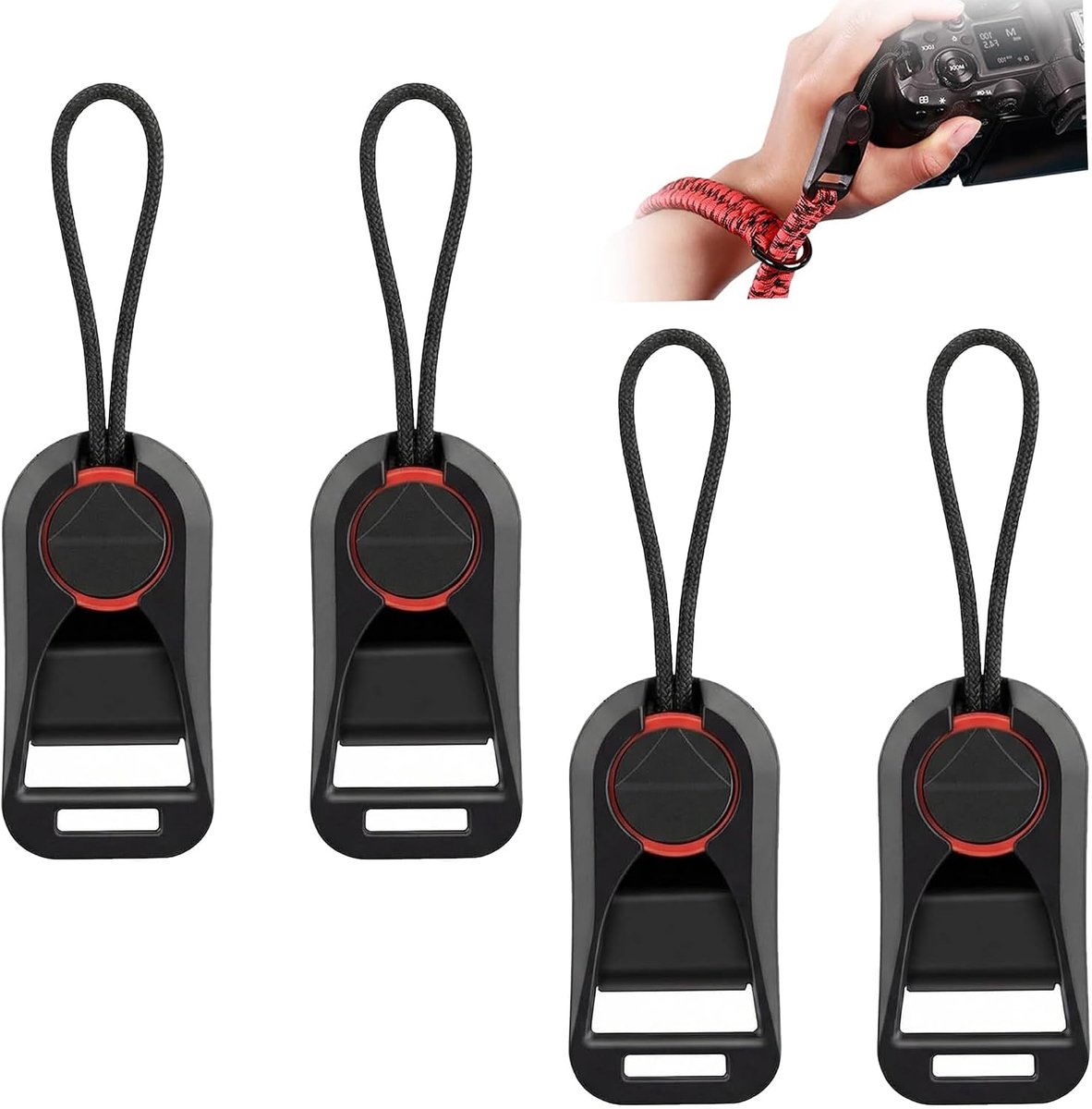 4pcs Camera Quick Release Universal Belt Adapter and Anchor Style Connector for DSLR/Mirrorless Cameras and - ShopVlot