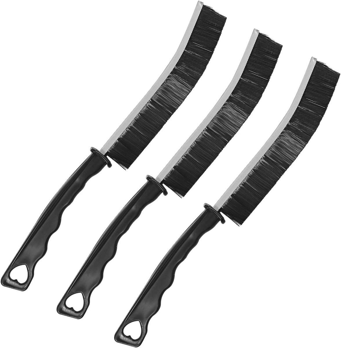 Crevice Cleaning Brush, 3 Pieces, Crevice Cleaning Brush, Bathroom Tile Crevice, Cleaning Brush for Kitchen, Stove - ShopVlot