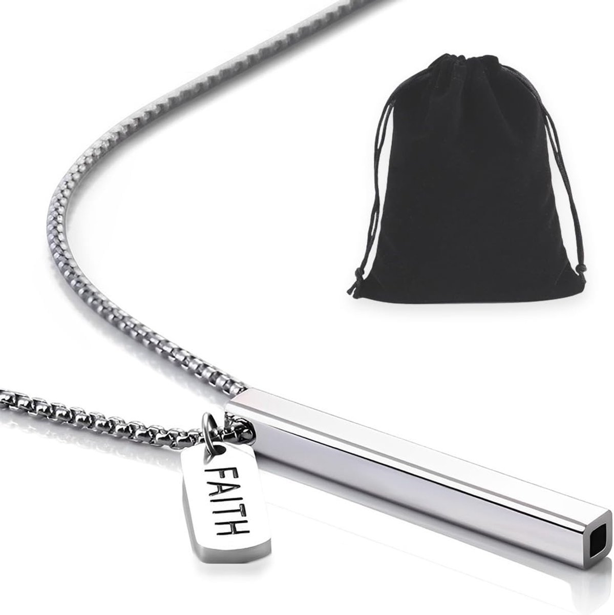 Conscious Stainless Steel Breathing Collar, Anxiety Relief, Deep Breathing Exercises, Anti-Stress, Meditation (Silver) - ShopVlot