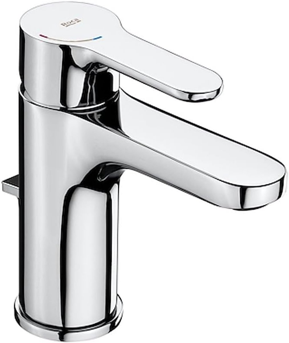 Roca A5 A3i09 C00 single-handed mixer with drain fitting, Cold Start - ShopVlot